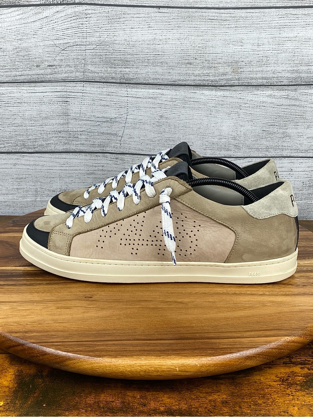 P448 Men's Suede John Sable Brown Suede Nubuck Leather Shoe Size 11 EU 45